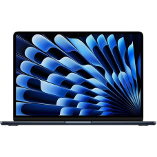 Apple 13 Inch MacBook Air Laptop with M3 Chip: 13.6 Inch Liquid Retina Display, 16 GB Shared Memory, 256 GB SSD Memory, Illuminated Keyboard, 1080p FaceTime HD Camera, Midnight