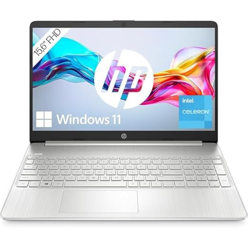 HP 1 15s-fq3215ng 15.6 Inch 1920 x 1080 Pixels, Intel Celeron N4500, 4GB, 128GB SSD, Windows 11 Home in S Mode