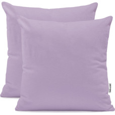 AMBER decorative pillowcase, lilac, cotton, 40x40