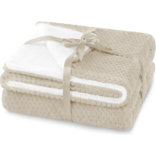 Shleepy Blanket Beige Embossed Jacquard Modern 220x240