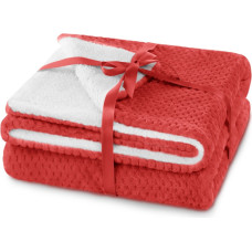 Shleepy Blanket Red Embossed Jacquard Modern 70x150