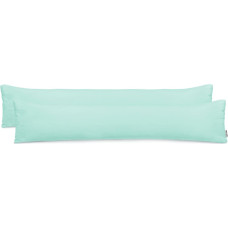 AMBER decorative pillowcase, blue, cotton, 40x200