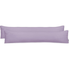 AMBER decorative pillowcase, lilac, cotton, 40x200