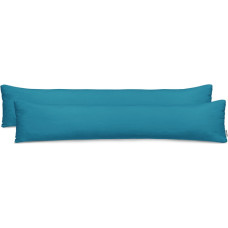 AMBER decorative pillowcase, blue, cotton, 20x120