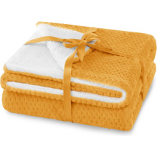 Shleepy Blanket Orange Embossed Jacquard Modern 220x240