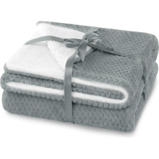 Shleepy Blanket Gray Embossed Jacquard Modern 130x180