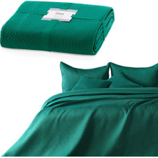 CARMEN bedspread, bottle green color, embossed, 200x220