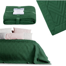 OPHELIA bedspread, bottle green color, embossed, 260x280