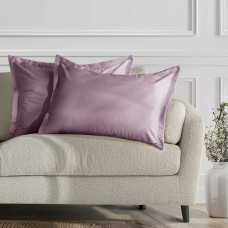 VELVET decorative pillowcase, lilac color, glamorous velvet style, 50x70