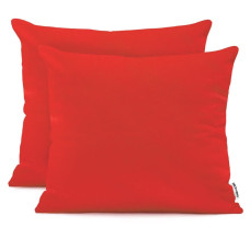 AMBER decorative pillowcase, red, cotton, 40x145