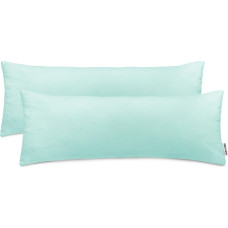 AMBER decorative pillowcase, blue, cotton, 40x120