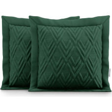 OPHELIA decorative pillowcase, bottle green, 45x45