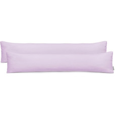 AMBER decorative pillowcase, lilac, cotton, 40x200