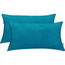 AMBER decorative pillowcase, blue, cotton, 40x80