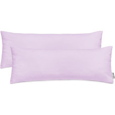 AMBER decorative pillowcase, lilac, cotton, 40x145