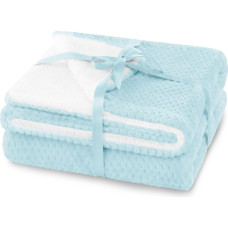 Shleepy Blanket Blue Embossed Jacquard Modern 220x240