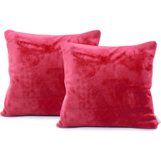 Decorative pillowcase MIC, red, smooth, classic motif, classic style, 45x45