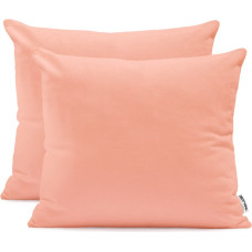 AMBER decorative pillowcase, coral color, classic style, cotton, 50x60