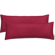 AMBER decorative pillowcase, burgundy color, cotton, 40x145