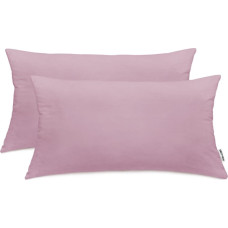 AMBER decorative pillowcase, lilac color, cotton, 40x80