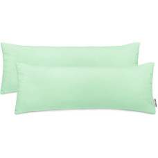 AMBER decorative pillowcase, mint color, cotton, 40x145