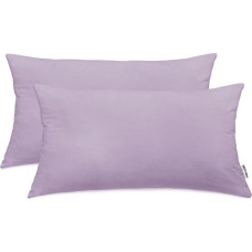 AMBER decorative pillowcase, lilac color, cotton, 40x80