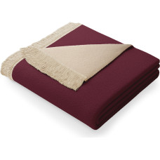 Franse Burgundy antklodė Smooth Classic 150x200