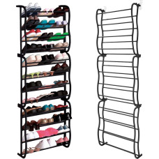 Shoe organizer hung on the door - shoe ladder