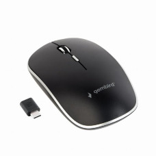 Gembird MOUSE USB-C OPTICAL WRL BLACK/SILENT