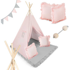 Nukido Teepee telk lastele NK-406 - heleroosa