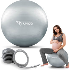 Nukido Raseduse aeroobikapall 65 cm NS-951 hall