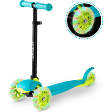 Ricokids Loco kolmerattaline roller - türkiissinine