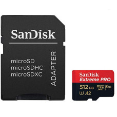 Sandisk By Western Digital MEMORY MICRO SDXC 512GB UHS-I/W/A SDSQXCD-512G-GN6MA SANDISK