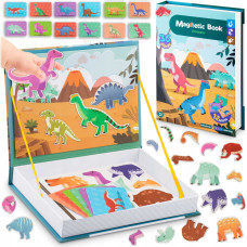 Ricokids Magnētiskā grāmata Puzles dinozauri RK-770