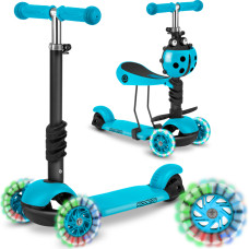 Ricokids Lollakas kolmerattaline roller - türkiissinine