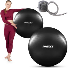 Neo-Sport Mankštos kamuolys 75 cm NS-952 juodas