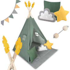 Nukido Teepee telk lastele NK-406 - roheline