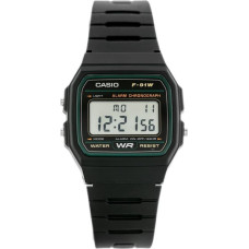 Casio VYRIŠKAS LAIKRODIS F-91WM-3DG (zd102c) + DĖŽĖ