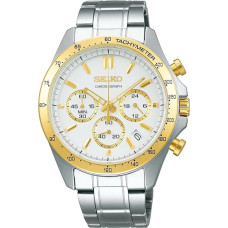 Seiko VYRIŠKAS LAIKRODŽIS CHRONOGRAFIKAS PATIKRINIMAS QUARTZ SBTR024 + DĖŽĖ