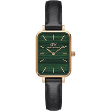 Daniel Wellington MOTERIS LAIKRODIS DW00100439 – Quadro Pressed Sheffield Gold Emerald 32mm + DĖŽĖ