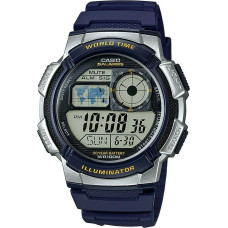 Casio VYRIŠKAS LAIKRODIS AE-1000W 2AV (zd073e) – PASAULINIO LAIKAS + DĖŽĖ