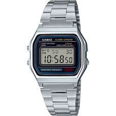 Casio VYRIŠKAS LAIKRODIS A158WA-1A VINTAGE RETRO + DĖŽĖ