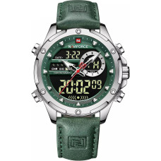 Naviforce VYRIŠKAS LAIKRODIS NF9208 S/GN/GN – CHRONOGRAFAS + DĖŽĖ