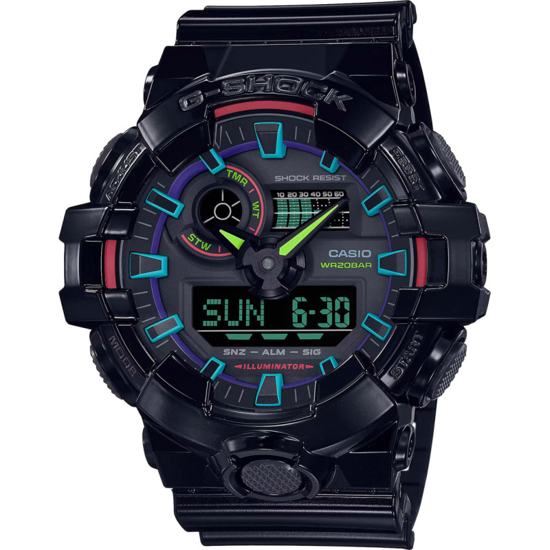 Casio G-Shock GA-700RGB-1AER pulkstenis