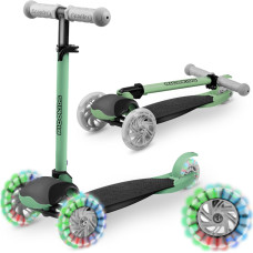 Ricokids Loco kolmerattaline roller - roheline