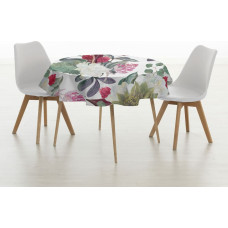 Stain-proof tablecloth Belum 0318-105 Multicolour Ø 100 cm Flowers