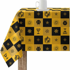 Stain-proof resined tablecloth Harry Potter Hufflepuff Multicolour 100 x 150 cm