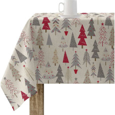 Stain-proof resined tablecloth Belum Merry Christmas Multicolour 100 x 180 cm