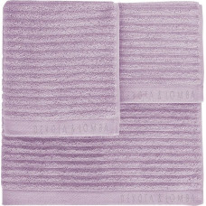 Towel Devota & Lomba Rayas lila Lilac 100% cotton (30 x 50 - 50 x 90 - 70 x 140 cm)