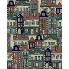 Tablecloth Things Home Trade Town 140 cm x 25 m cotton and polyester